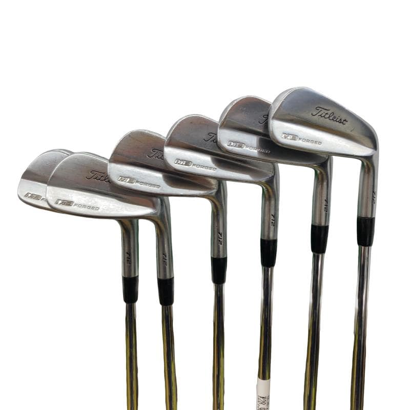 【中古】 タイトリスト Titleist MB 712 6S アイアン仕掛ける IR Dynamic Gold (フレックスS) メンズ 成人男性用 右利き 右用 D序列付ける ゴルフ野球クラブ