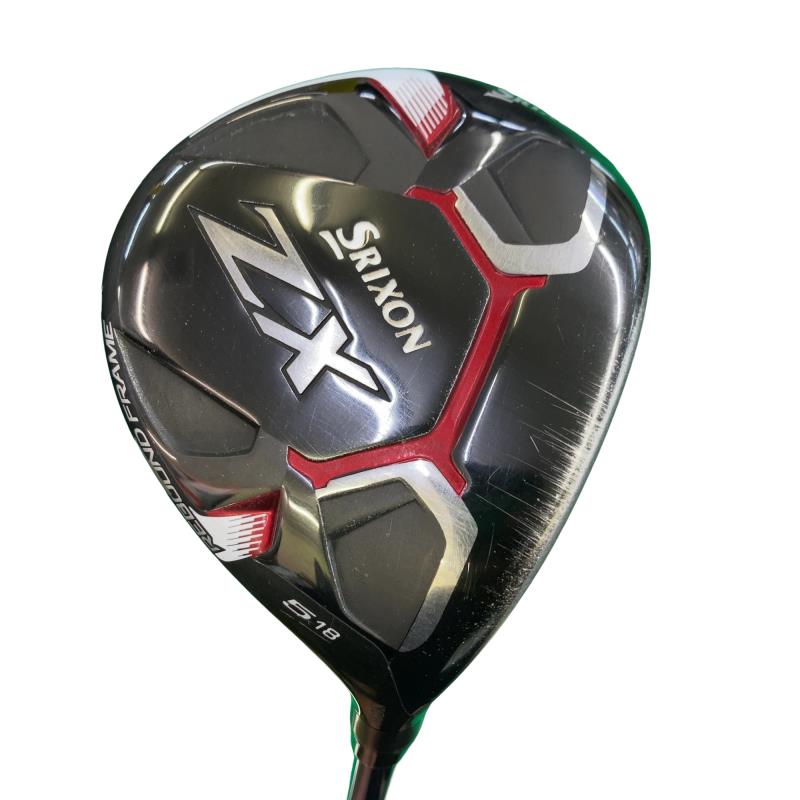 【中古】 ダンロップ SRIXON ZX F 5W フェアウェイウッド FW 純正特注シャフト (フレックスS) メンズ 男性用 右利き 右用 Cランク ゴルフクラブ