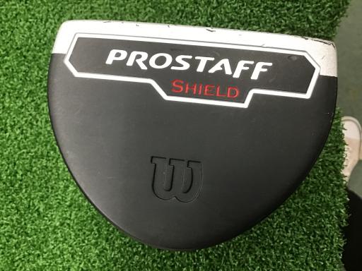 【中古】 ウィルソン PROSTAFF SHIELD 34インチ(FAT) パター PT スチール (フレックスその他) メンズ 男性用 右利き 右用 Cランク ゴルフクラブ