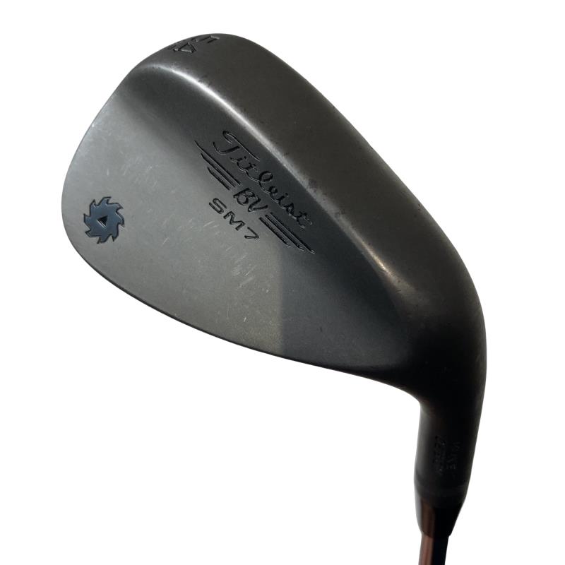 【中古】 タイトリスト VOKEY SPIN MILLED SM7 ジェット機黒いこと 54°/14°F ウェッジ WG NS PRO 950GH (フレックスS) メンズ 成人男性用 右利き 右用 C位置づける ゴルフ野球クラブ