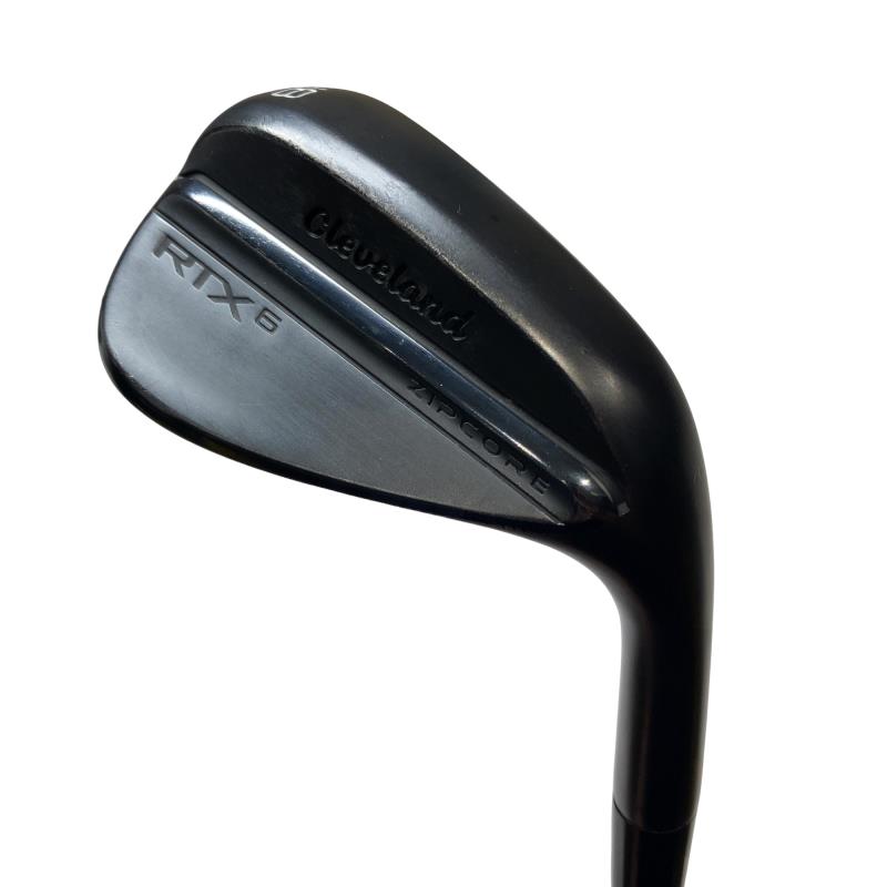 【中古】 クリーブランド Cleveland RTX-6 ZIPCORE 黒いこと繻子 48°/10° MID ウェッジ WG Dynamic Gold (フレックスS) メンズ 成人男性用 右利き 右用 C序列付ける ゴルフ野球クラブ