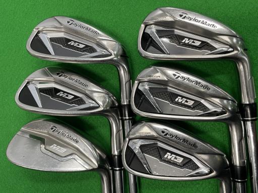 【中古】 テーラーメイド M3 6S アイアンセット IR NS PRO 930GH (フレックスS) メンズ 男性用 右利き 右用 Cランク ゴルフクラブ