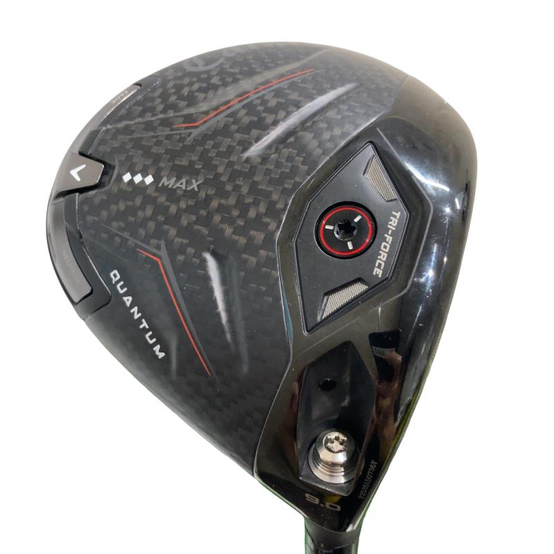 【中古】 キャロウェイ QUANTUM ◆◆◆ MAX 9&deg; ドライバー DR 純正特注シャフト (フレックスS) メンズ 男性用 右利き 右用 Cランク ゴルフクラブ｜ゴルフパートナー 中古クラブ店