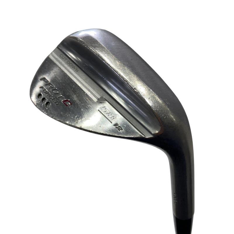 【中古】 PROTO-CONCEPT PROTO-CONCEPT FORGED WEDGE(メッキ) 58°/12° ウェッジ WG 純正特注シャフト (フレックスその他) メンズ 男性用 右利き 右用 Dランク ゴルフクラブ