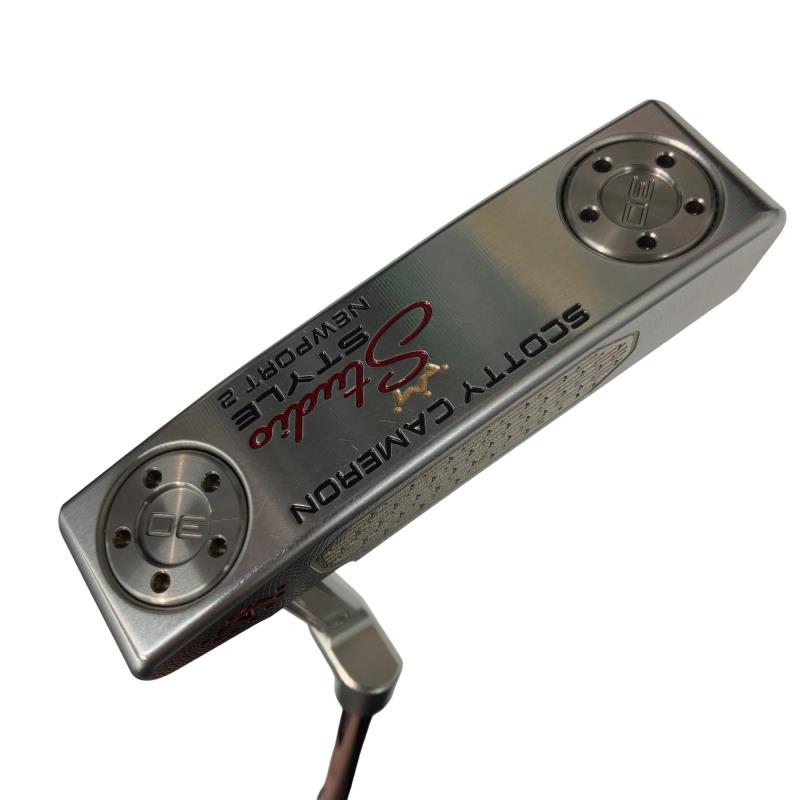 【中古】 タイトリスト SCOTTY CAMERON STUDIO STYLE NEWPORT 2(2025) 34インチ パター PT スチール (フレックスその他) メンズ 男性用 右利き 右用 Bランク ゴルフクラブ｜ゴルフパートナー 中古クラブ店