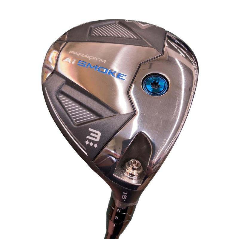 【中古】 キャロウェイ PARADYM Ai SMOKE ◆◆◆ 3W フェアウェイウッド FW 純正特注シャフト (フレックスS) メンズ 男性用 右利き 右用 Cランク ゴルフクラブ