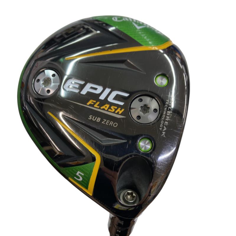【中古】 キャロウェイ EPIC FLASH SUBZERO 5W フェアウェイウッド FW Speeder EVOLUTION V FW 60 (フレックスS) メンズ 男性用 右利き 右用 Cランク ゴルフクラブ 13,441円