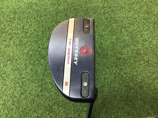 【中古】 オデッセイ TRI-BEAM #6M 33in パター PT STROKE LAB(2023) (フレックス余分の物) メンズ 成人男性用 右利き 右用 C位置付ける ゴルフ野球クラブ メンズクラブ-ゴルフ
