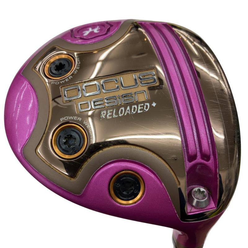 【中古】 DOCUS DOCUS DESIGN RELOADED+(ブラック) 5W フェアウェイウッド FW 純正特注シャフト (フレックスその他) メンズ 男性用 右利き 右用 Cランク ゴルフクラブ