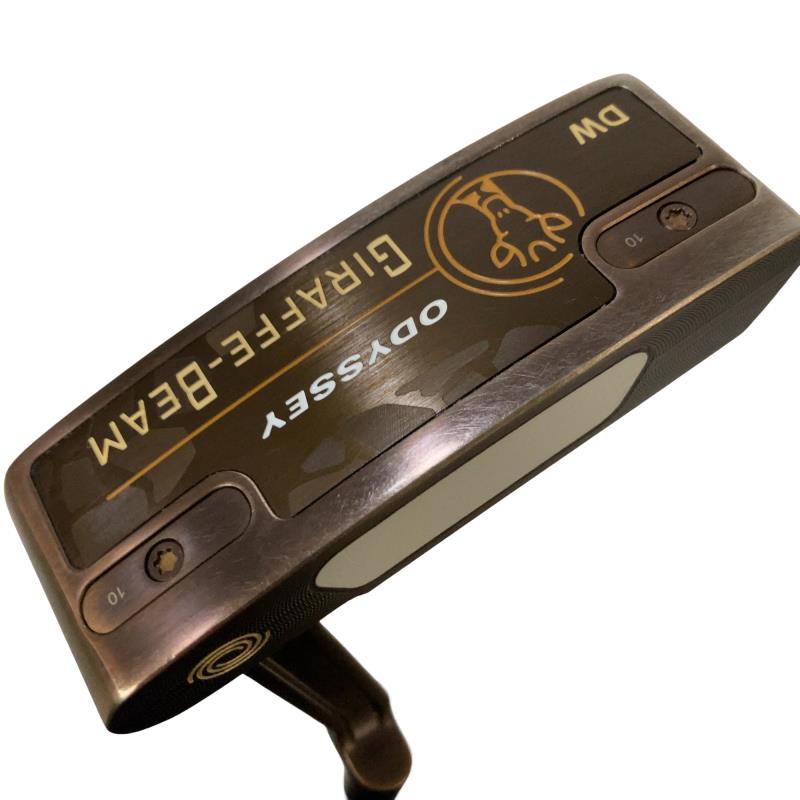 【中古】 オデッセイ GIRAFFE-BEAM DOUBLE WIDE 34in パター PT STROKE LAB 90 スチール写真 (フレックス余分の物) メンズ 成人男性用 右利き 右用 C序列付ける ゴルフ野球クラブ