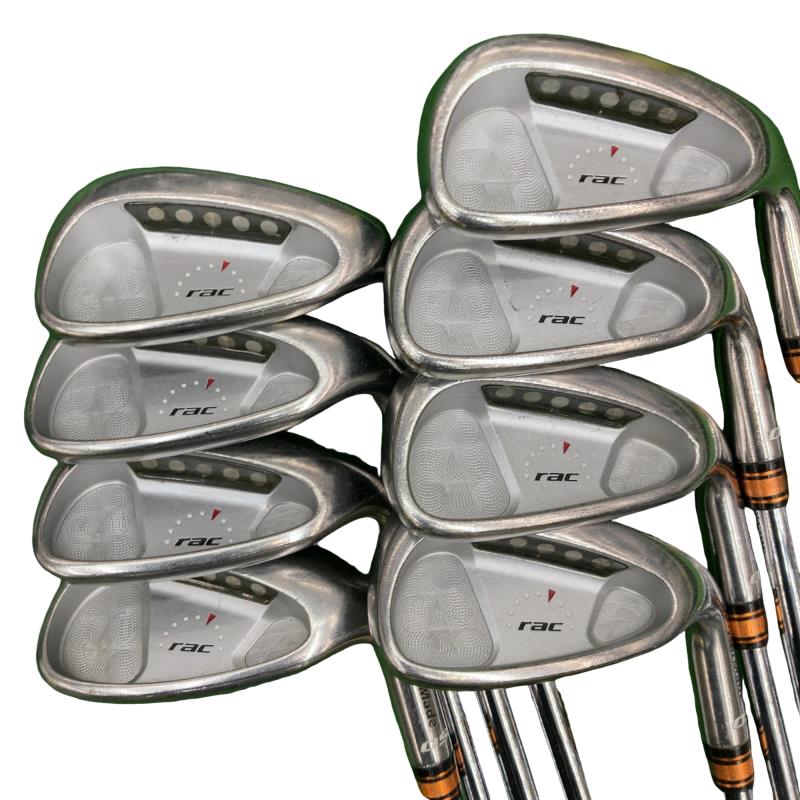 【中古】 テーラーメイド RAC OS 10S アイアンセット IR リシャフト (フレックスその他) メンズ 男性用 右利き 右用 Cランク ゴルフクラブ