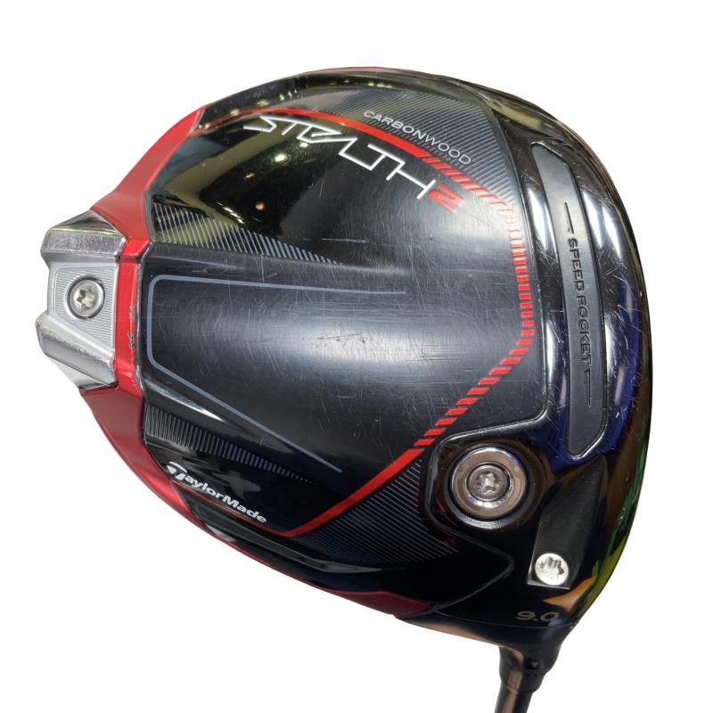 【中古】 テーラーメイド STEALTH2 9° ドライバー DR TENSEI RED TM50(STEALTH DR) (フレックスS) メンズ 男性用 右利き 右用 Cランク ゴルフクラブ