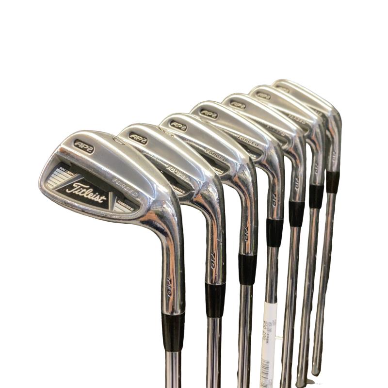 【中古】 タイトリスト Titleist AP2 710 8S アイアン仕掛ける IR Dynamic Gold (フレックスS) メンズ 成人男性用 右利き 右用 C序列付ける ゴルフ野球クラブ
