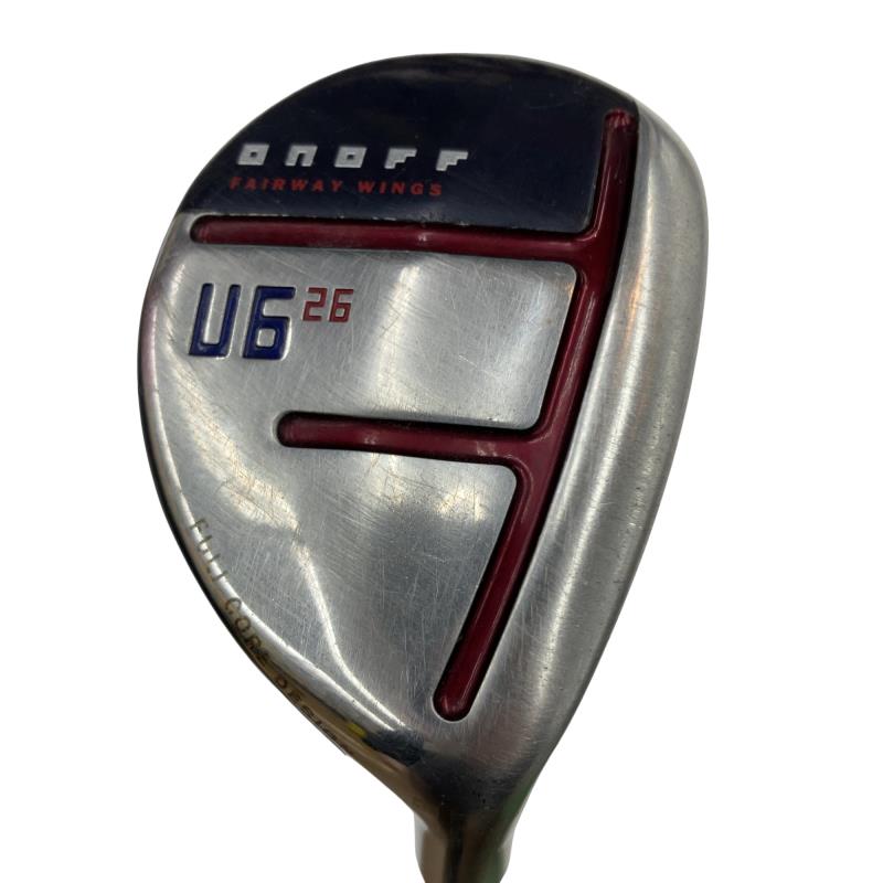 【中古】 ダイワ(グローブライド) ONOFF FAIRWAY WINGS(2020) AKA U6 ユーティリティ UT SMOOTH KICK MP-520U (フレックスSR) メンズ 男性用 右利き 右用 Cランク ゴルフクラブ