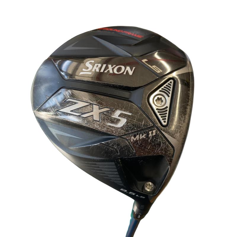 【中古】 ダンロップ SRIXON ZX5 Mk II LS  9.5° １番ウッド DR リシャフト (フレックス余分の物) メンズ 成人男性用 右利き 右用 D序列付ける ゴルフ野球クラブ