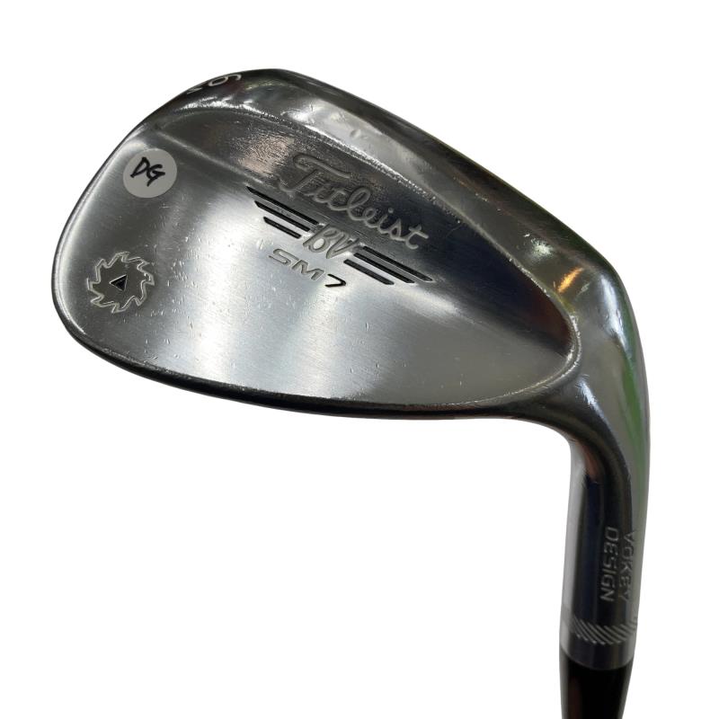 【中古】 タイトリスト VOKEY SPIN MILLED SM7 ツアークロム 56°/08°M ウェッジ WG Dynamic Gold (フレックスS) メンズ 男性用 右利き 右用 Dランク ゴルフクラブ