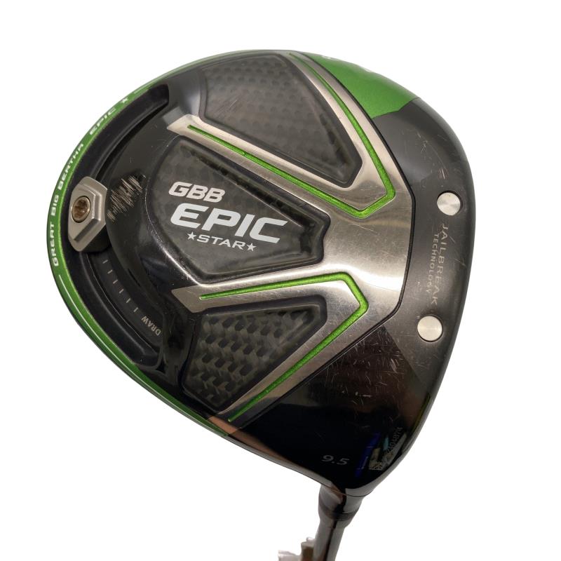 【中古】 キャロウェイ GBB EPIC STAR 9.5&deg; ドライバー DR リシャフト (フレックスその他) メンズ 男性用 右利き 右用 Dランク ゴルフクラブ｜ゴルフパートナー 中古クラブ店