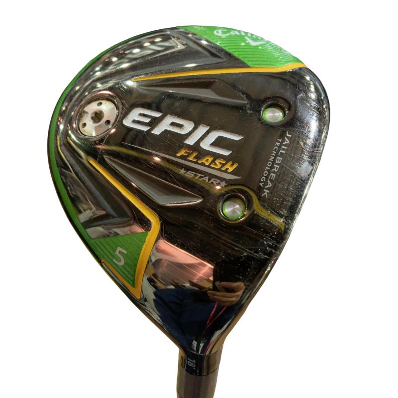 【中古】 キャロウェイ EPIC FLASH STAR 5W フェアウェイウッド FW Speeder EVOLUTION for CW(フェアウェイ) (フレックスSR) メンズ 男性用 右利き 右用 Cランク ゴルフクラブ