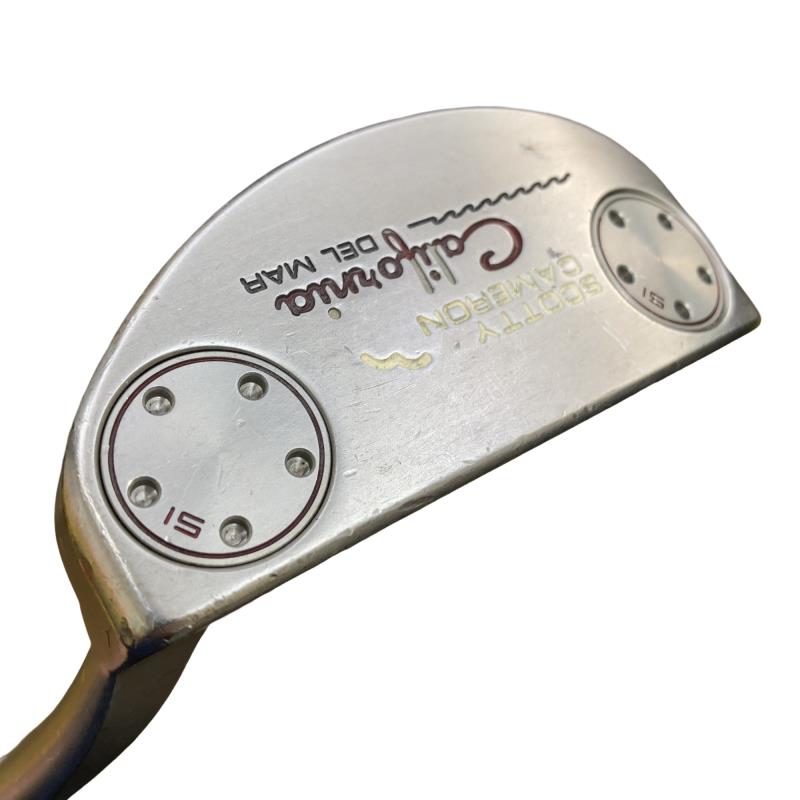 【中古】 タイトリスト SCOTTY CAMERON California DEL MAR 34in(15g) パター PT スチール写真 (フレックス余分の物) メンズ 成人男性用 右利き 右用 C序列付ける ゴルフ野球クラブ