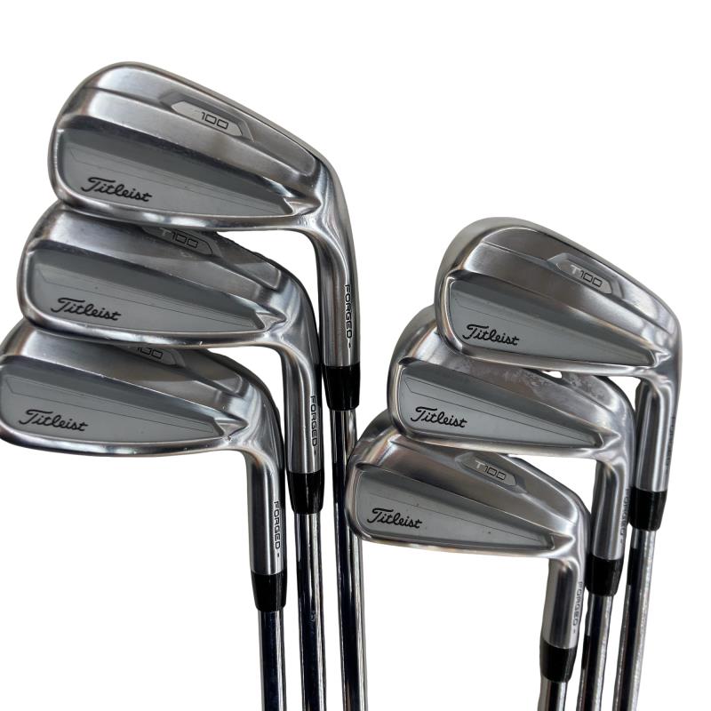 【中古】 タイトリスト Titleist T100(2021) 7S アイアン仕掛ける IR NS PRO 105T (フレックスS) メンズ 成人男性用 右利き 右用 C価値づける ゴルフ野球クラブ
