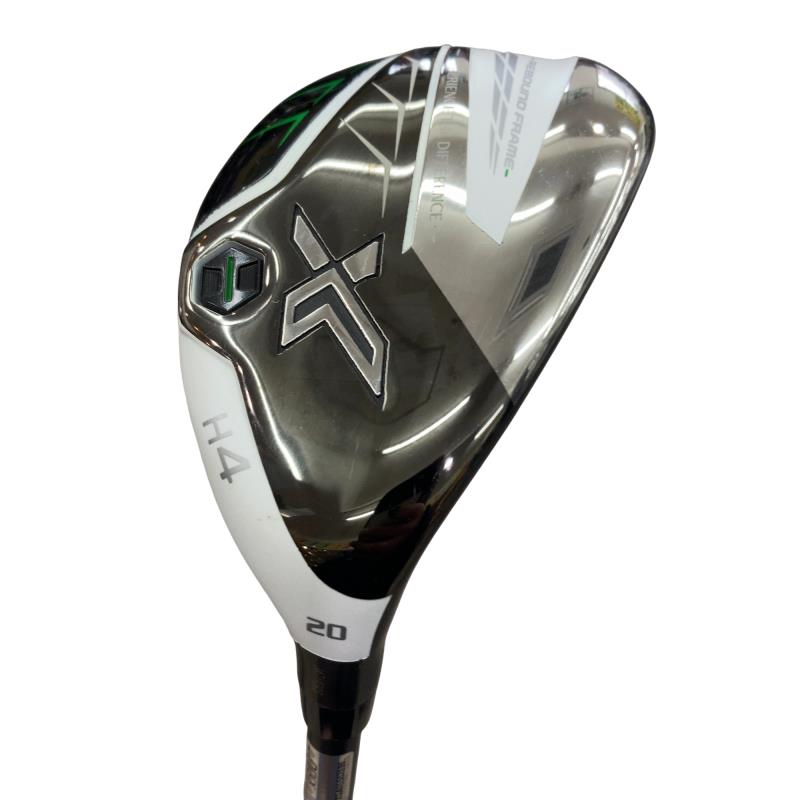 【中古】 ダンロップ XXIO(2022) eks ホワイト H4 ユーティリティ UT Miyazaki AX-2(HB) (フレックスSR) メンズ 男性用 右利き 右用 Bランク ゴルフクラブ