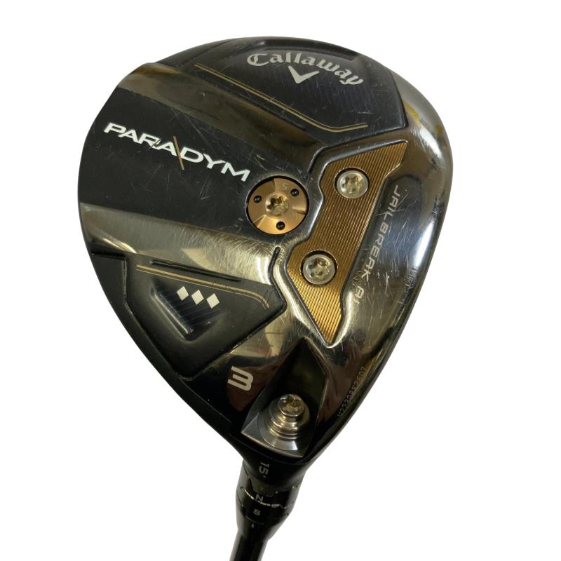 【中古】 キャロウェイ PARADYM ◆◆◆ 3W フェアウェイウッド FW リシャフト (フレックスその他) メンズ 男性用 右利き 右用 Cランク ゴルフクラブ