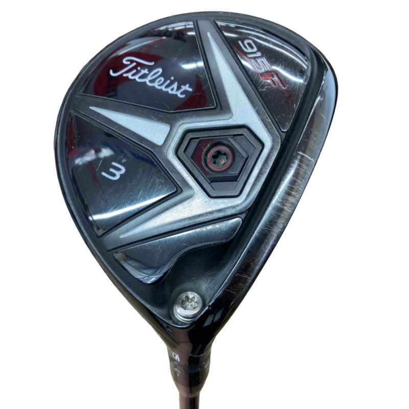 【中古】 タイトリスト 915 F 3W(15°) フェアウェイウッド FW 純正特注シャフト (フレックスX) メンズ 男性用 右利き 右用 Cランク ゴルフクラブ