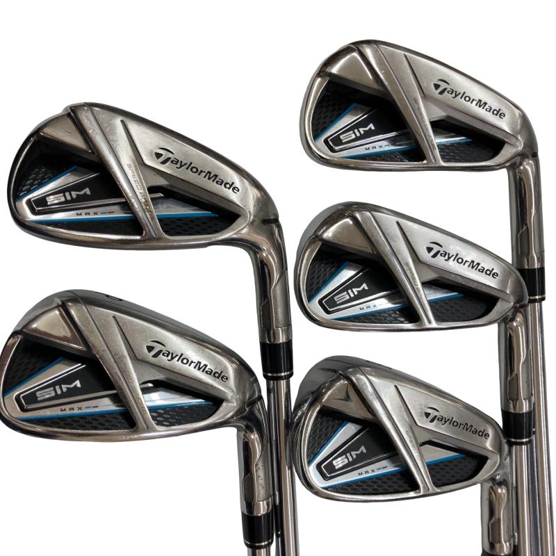 【中古】 仕立て屋御手伝いさん SIM MAX  5S アイアン仕掛ける IR KBS MAX85 JP (フレックスS) メンズ 成人男性用 右利き 右用 D序列付ける ゴルフ野球クラブ
