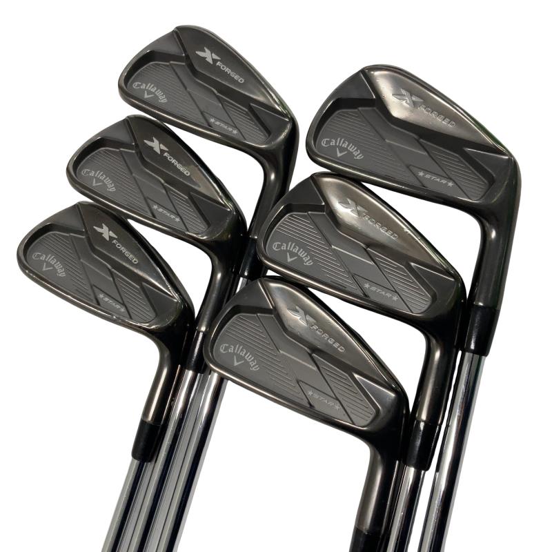 【中古】 キャロウェイ X FORGED STAR SMOKE 6S アイアン仕掛ける IR NS PRO MODUS3 TOUR105 (フレックスS) メンズ 成人男性用 右利き 右用 C価値づける ゴルフ野球クラブ
