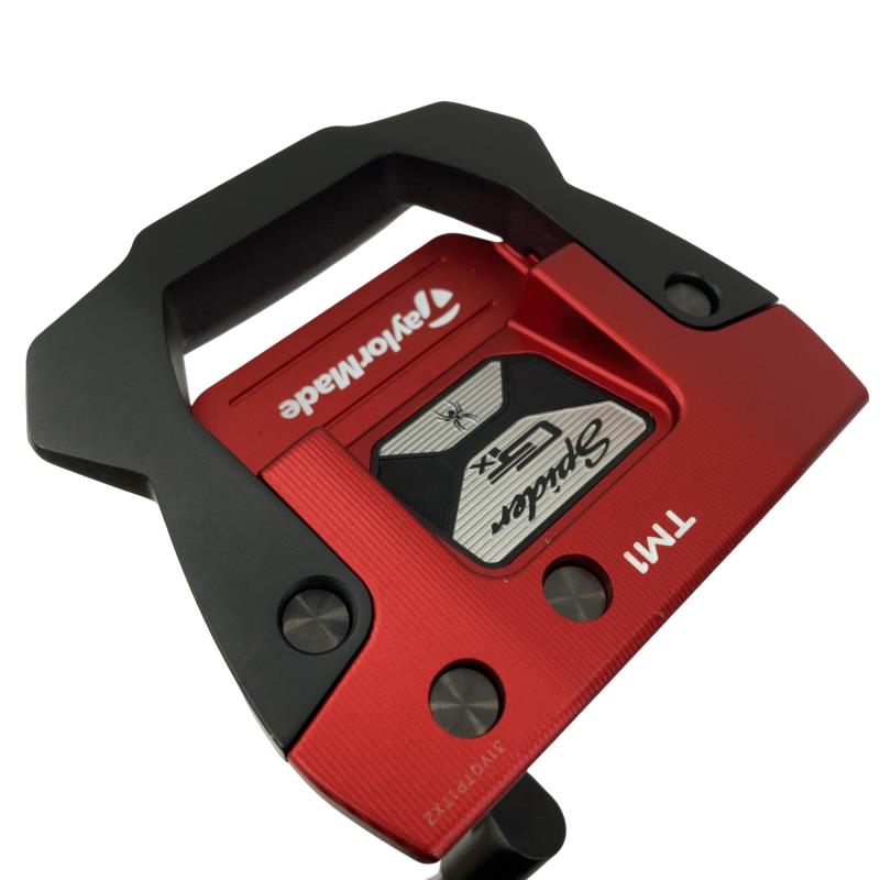 【中古】 仕立て屋御手伝いさん Spider GTx TRUSS RED TM1 34in パター PT スチール写真 (フレックス余分の物) メンズ 成人男性用 右利き 右用 B序列付ける ゴルフ野球クラブ ゴルフ-パター