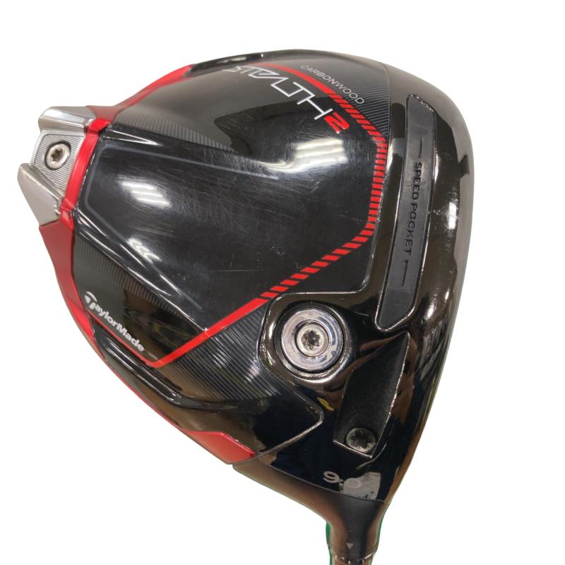 【中古】 テーラーメイド STEALTH2 9° ドライバー DR TENSEI RED TM50(STEALTH DR) (フレックスS) メンズ 男性用 右利き 右用 Cランク ゴルフクラブ