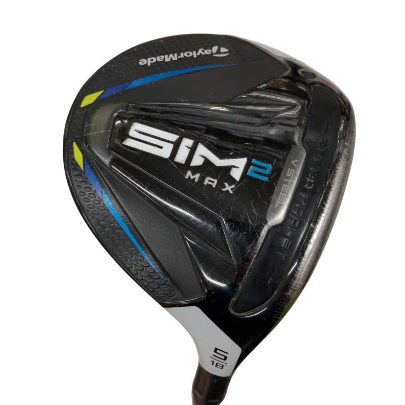 【中古】 テーラーメイド SIM2 MAX 5W フェアウェイウッド FW TENSEI BLUE TM50(SIM2 FW) (フレックスR) メンズ 男性用 右利き 右用 Cランク ゴルフクラブ
