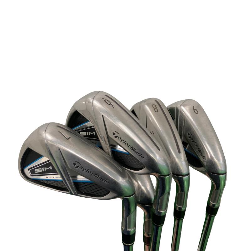 【中古】 仕立て屋御手伝いさん SIM MAX  5S アイアン仕掛ける IR KBS MAX85 JP (フレックスS) メンズ 成人男性用 右利き 右用 D序列付ける ゴルフ野球クラブ