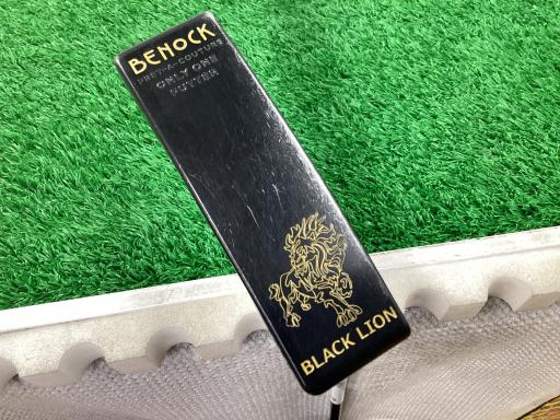 【中古】 BENOCK BENOCK BLACK LION(カスタム) パター PT 完全無欠特注立て坑 (フレックス余分の物) メンズ 成人男性用 両利き 両面 B序列付ける ゴルフ野球クラブ