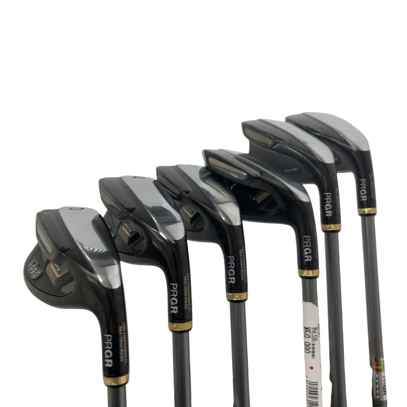 【中古】 プロギア SUPER egg 6S アイアンセット IR eggオリジナルカーボン (フレックスSR) メンズ 男性用 右利き 右用 Bランク ゴルフクラブ