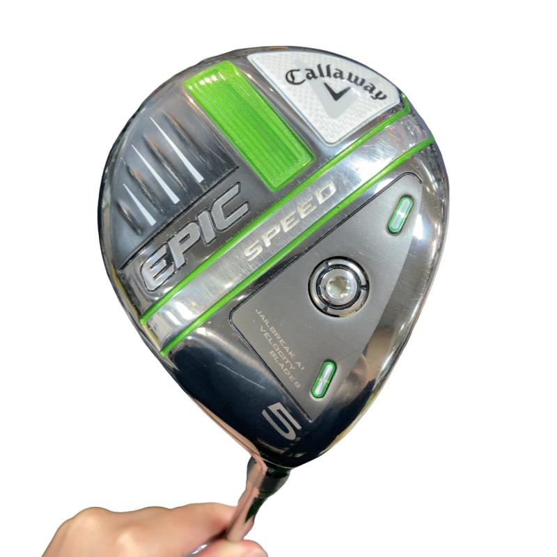 【中古】 キャロウェイ EPIC SPEED 5W フェアウェイウッド FW Diamana 50 for CW(2021 EPIC FW) (フレックスSR) メンズ 男性用 右利き 右用 Cランク ゴルフクラブ