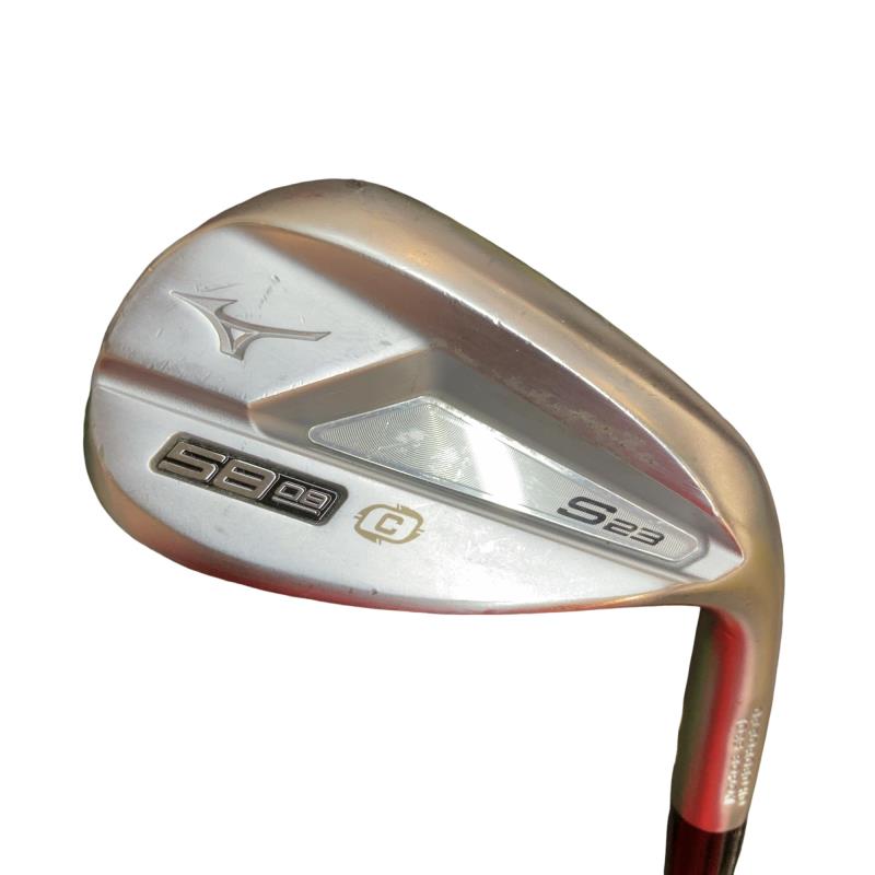 【中古】 ミズノ Mizuno S23(ホワイトサテン) 58°/08°C ウェッジ WG Dynamic Gold 105 (フレックスS) メンズ 男性用 右利き 右用 Cランク ゴルフクラブ