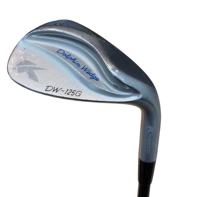【中古】 キャスコ Dolphin Wedge DW-125G しろがね色 58° ウェッジ WG Dolphin DP-231 (フレックス余分の物) メンズ 成人男性用 右利き 右用 C位置づける ゴルフ野球クラブ