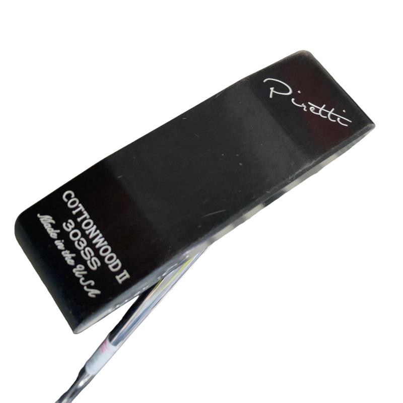 【中古】 Piretti Piretti COTTON WOOD II Classic 303 センターシャフト ブラック 34インチ パター PT スチール (フレックスその他) メンズ 男性用 右利き 右用 Cランク ゴルフクラブ