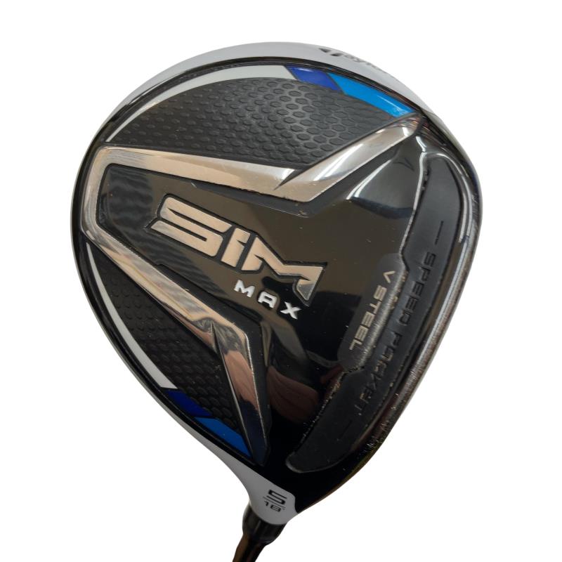 【中古】 テーラーメイド SIM MAX 5W フェアウェイウッド FW TENSEI BLUE TM50(FW) (フレックスSR) メンズ 男性用 右利き 右用 Cランク ゴルフクラブ