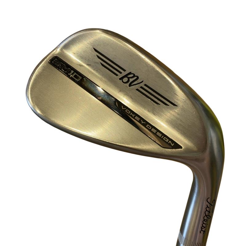 【中古】 タイトリスト VOKEY SPIN MILLED SM10 ツアークロム 50°/12°F ウェッジ WG BV 105 (フレックスその他) メンズ 男性用 右利き 右用 Cランク ゴルフクラブ