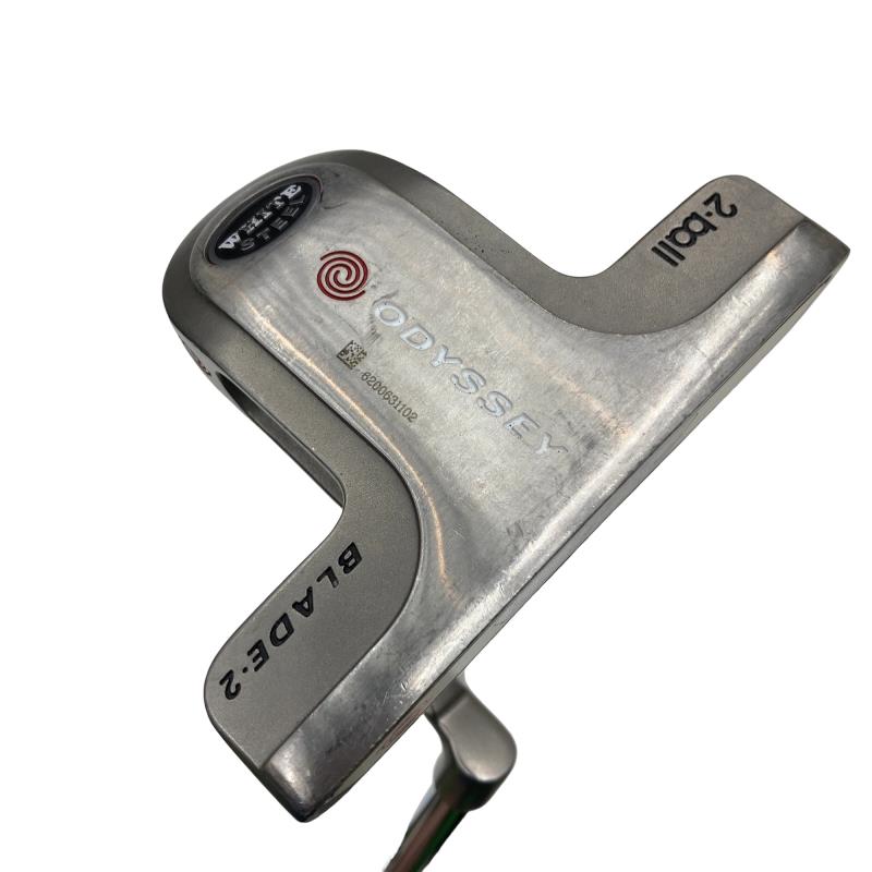 【中古】 オデッセイ WHITE STEEL 2・ball BLADE2 35インチ パター PT スチール (フレックスその他) メンズ 男性用 右利き 右用 Cランク ゴルフクラブ