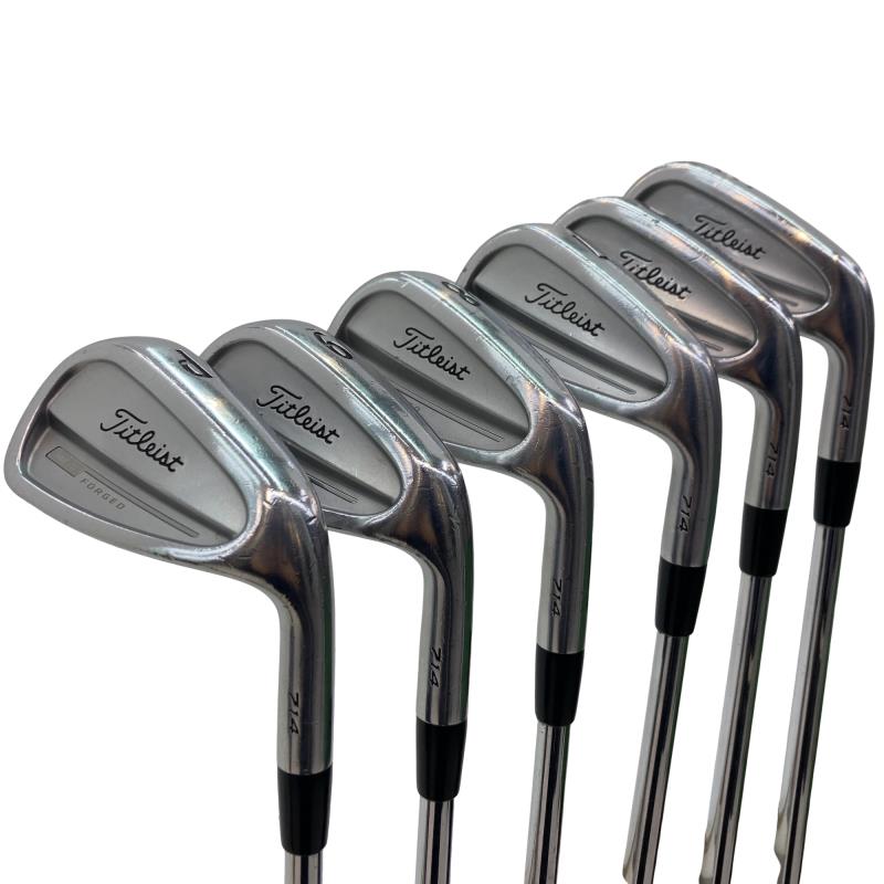 【中古】 タイトリスト Titleist CB 714 6S アイアン書き割り IR Dynamic Gold (フレックスS) メンズ 成人男性用 右利き 右用 C序列付ける ゴルフ野球クラブ