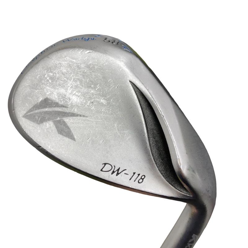 【中古】 キャスコ Dolphin Wedge DW-118 シルバー 58&deg; ウェッジ WG Dynamic Gold (フレックスS) メンズ 男性用 右利き 右用 Cランク ゴルフクラブ｜ゴルフパートナー 中古クラブ店