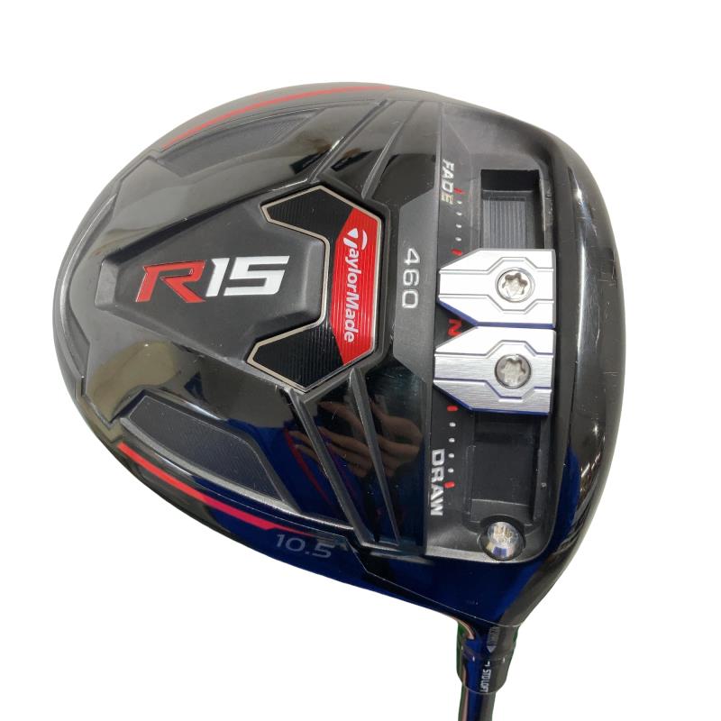 【中古】 テーラーメイド R15 460 ブラック 10.5° USA ドライバー DR Speeder 57 EVOLUTION (フレックスS) メンズ 男性用 右利き 右用 Cランク ゴルフクラブ