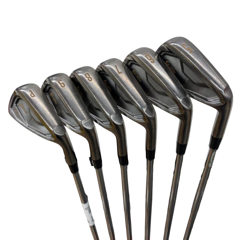 【中古】 ダンロップ SRIXON ZX7 Mk II ブラッククロム 7S アイアンセット IR 純正特注シャフト (フレックスS) メンズ 男性用 右利き 右用 Cランク ゴルフクラブ｜ゴルフパートナー 中古クラブ店 55,851円