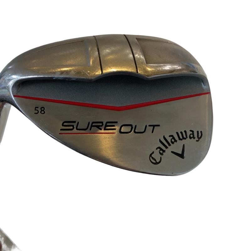 中古 キャロウェイ SURE OUT 58° レフティ ウェッジ WG NS PRO