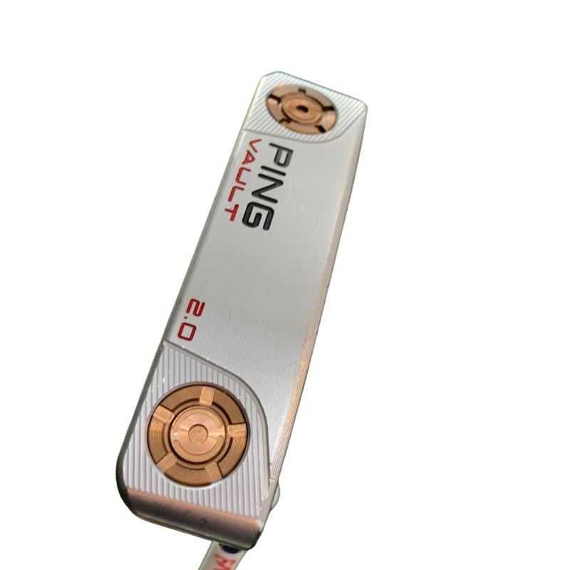 【中古】 ピン VAULT 2.0 DALE ANSER プラチナム(350g) 34インチ(PP58グリップ) パター PT スチール (フレックスその他) メンズ 男性用 右利き 右用 Cランク ゴルフクラブ
