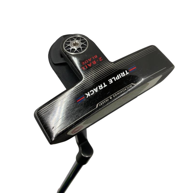【中古】 オデッセイ TRIPLE TRACK 2-BALL BLADE 34in パター PT STROKE LAB BLACK (フレックス余分の物) メンズ 成人男性用 右利き 右用 C序列付ける ゴルフ野球クラブ