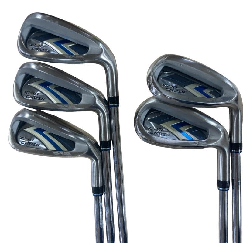 【中古】 ダンロップ XXIO CROSS(2021) 5S アイアンセット IR NS PRO 860GH D.S.T for XXIO (フレックスR) メンズ 男性用 右利き 右用 Cランク ゴルフクラブ